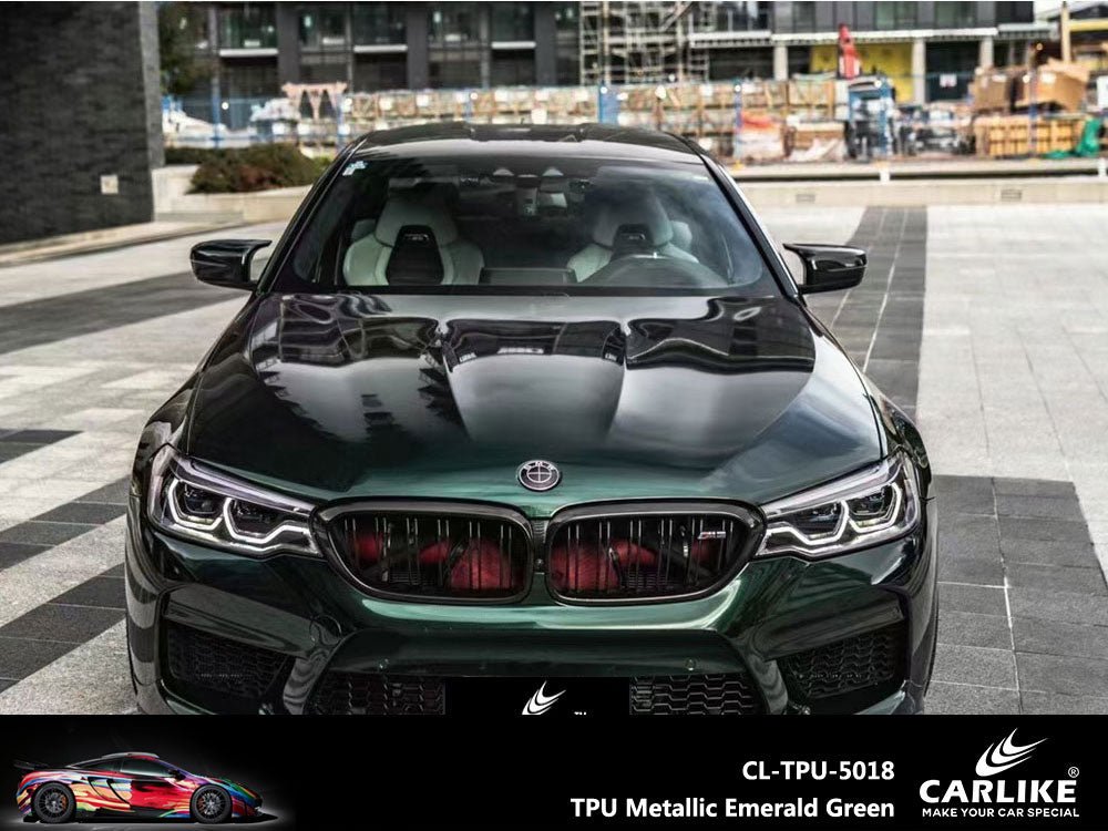 CARLIKE CL-TPU-5018 TPU Metallic Emerald Green Vinyl Heat Repair - CARLIKE WRAP