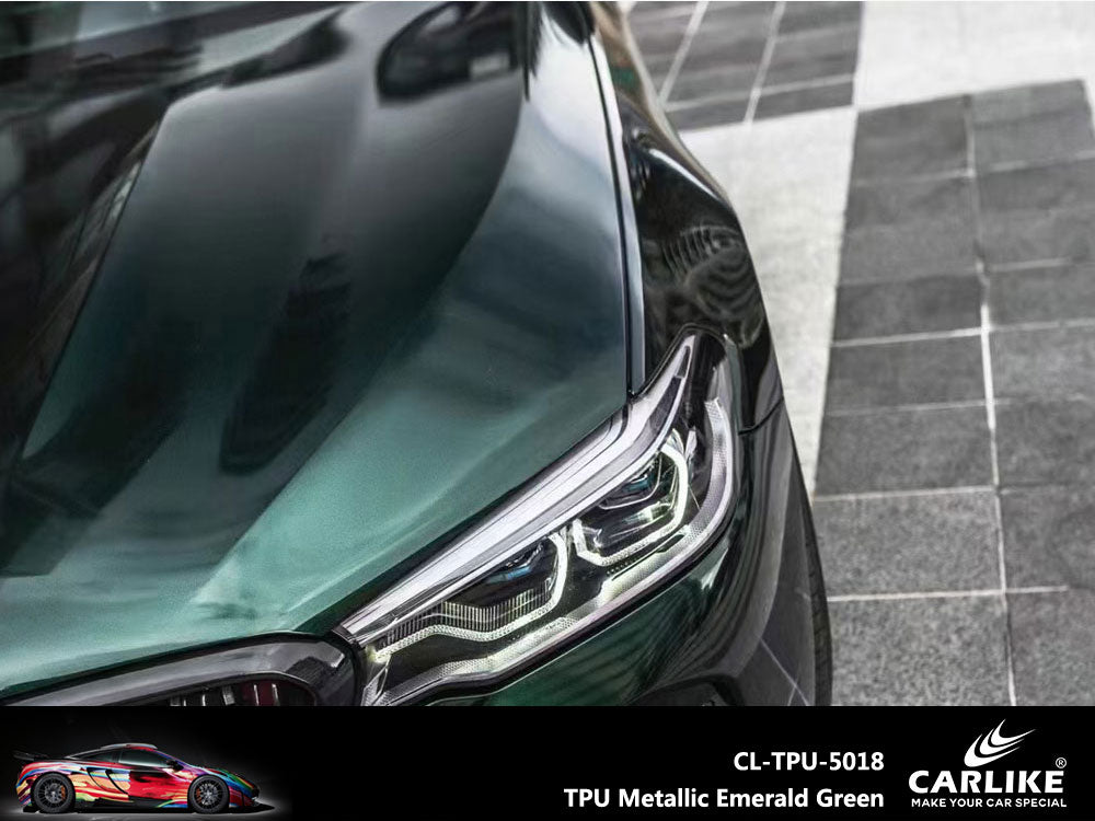 CARLIKE CL-TPU-5018 TPU Metallic Emerald Green Vinyl Heat Repair - CARLIKE WRAP