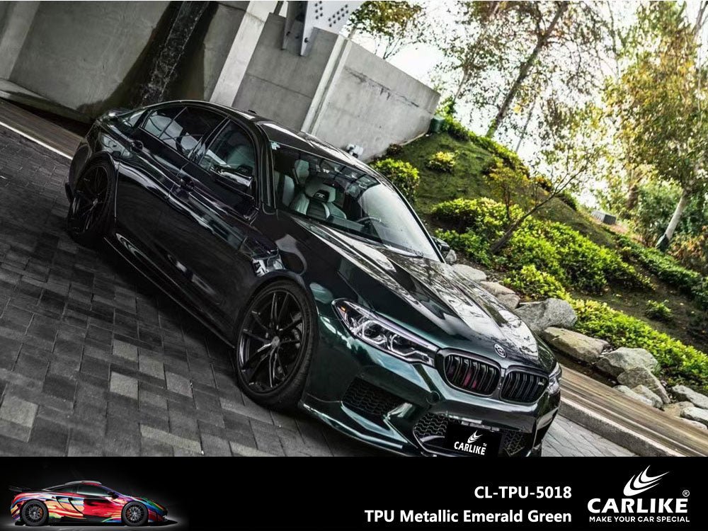 CARLIKE CL-TPU-5018 TPU Metallic Emerald Green Vinyl Heat Repair - CARLIKE WRAP