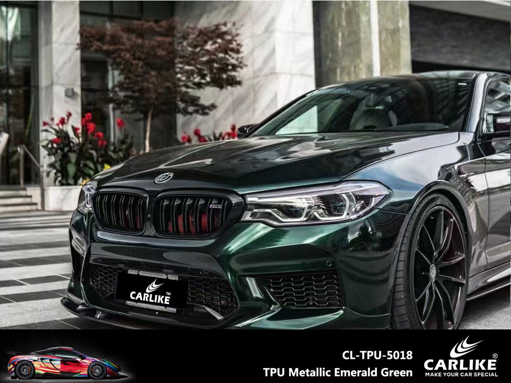 CARLIKE CL-TPU-5018 TPU Metallic Emerald Green Vinyl Heat Repair - CARLIKE WRAP