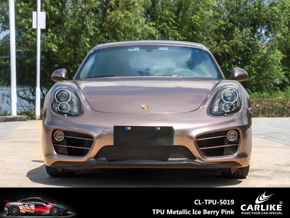 CARLIKE CL-TPU-5019 TPU Metallic Ice Berry Pink Vinyl Heat Repair - CARLIKE WRAP