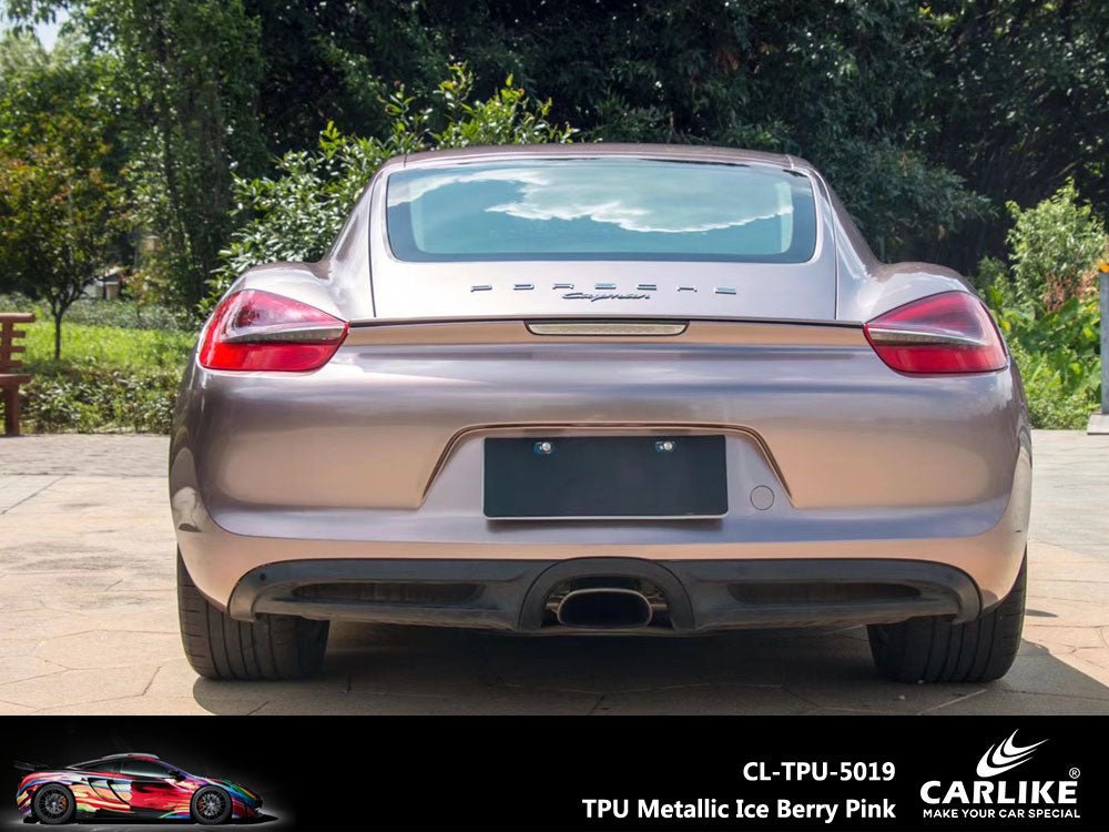 CARLIKE CL-TPU-5019 TPU Metallic Ice Berry Pink Vinyl Heat Repair - CARLIKE WRAP
