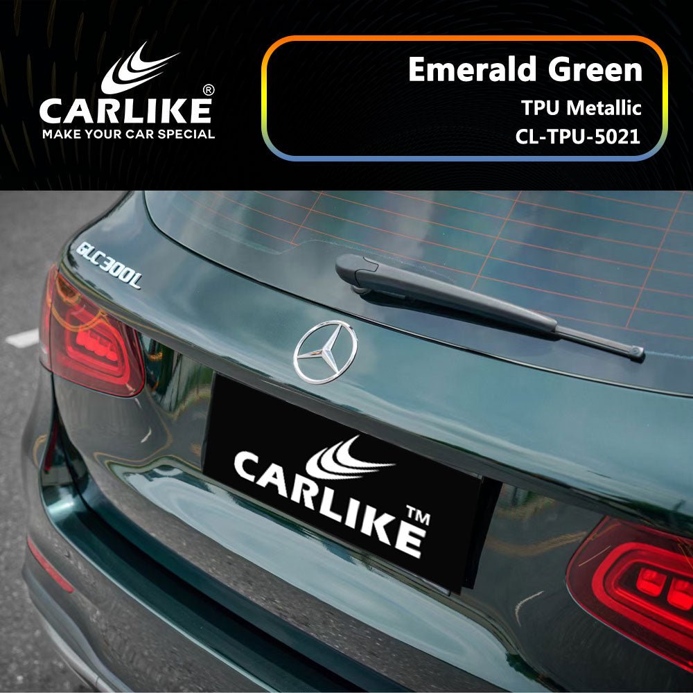 CARLIKE CL-TPU-5021 TPU Metallic Emerald Green Vinyl Heat Repair - CARLIKE WRAP