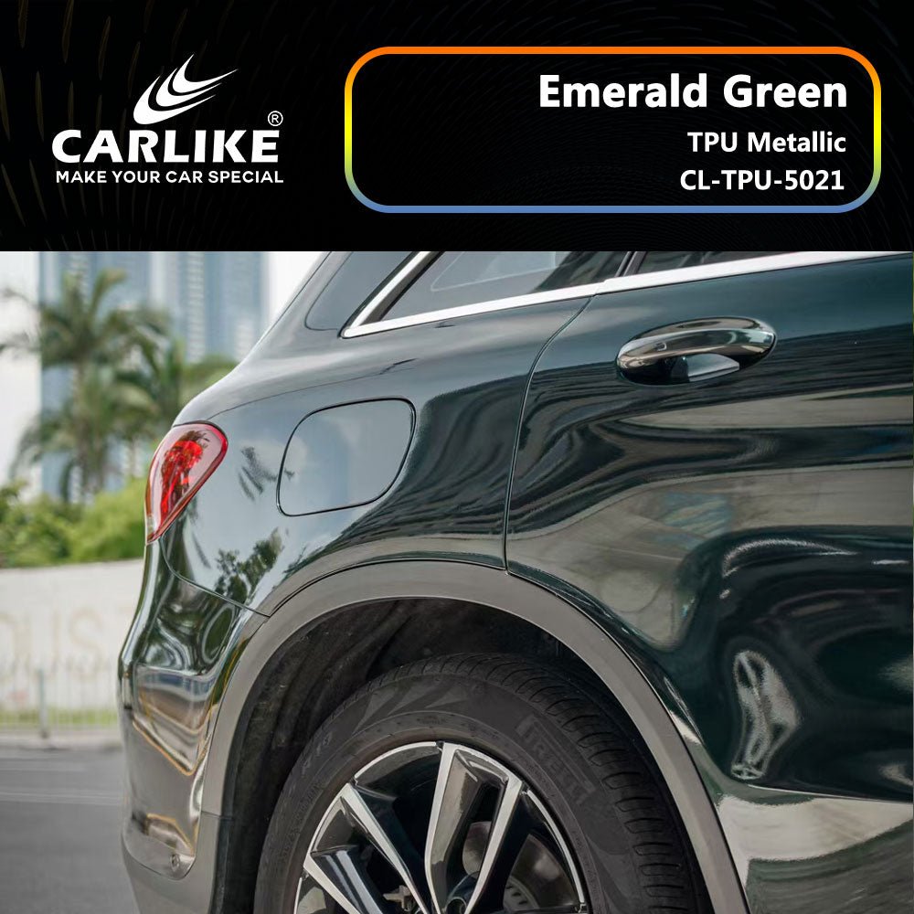 CARLIKE CL-TPU-5021 TPU Metallic Emerald Green Vinyl Heat Repair - CARLIKE WRAP