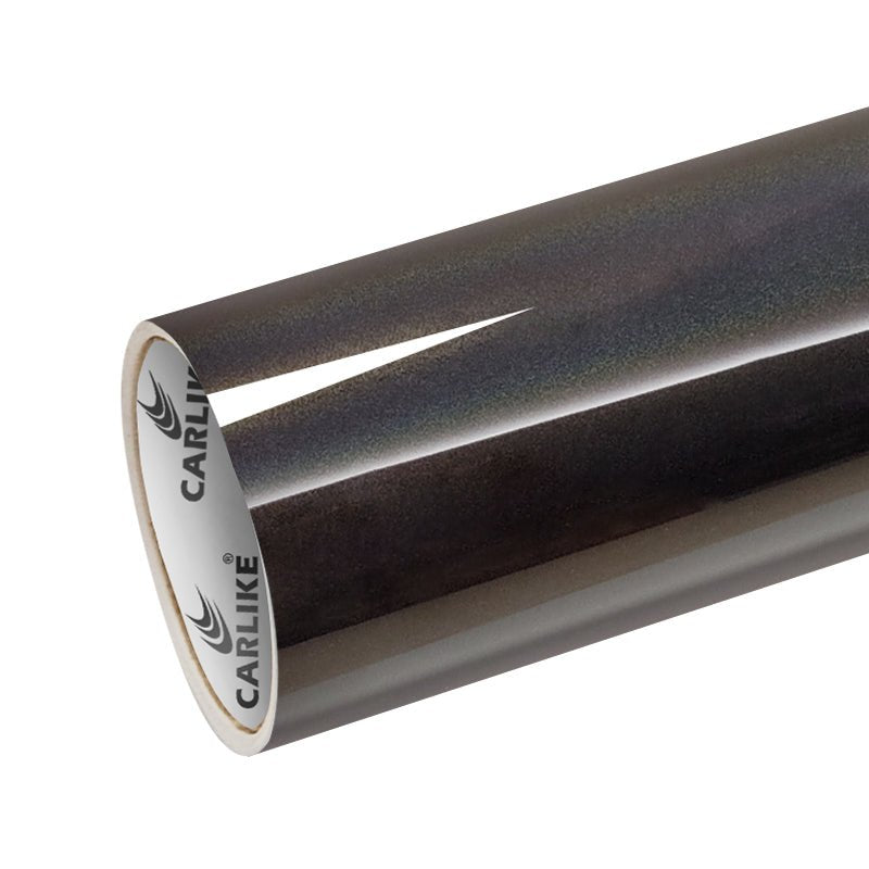 CARLIKE CL-TPU-5026 TPU Iridescence Laser Black Vinyl Heat Repair - CARLIKE WRAP