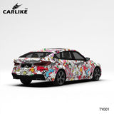 CARLIKE CL-TY001 Pattern Hello Kitty High-precision Printing Customized Car Vinyl Wrap - CARLIKE WRAP
