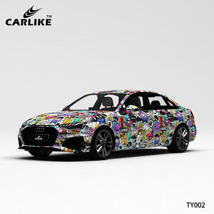 CARLIKE CL-TY002 Cartoon Painting High-precision Printing Customized Car Vinyl Wrap
