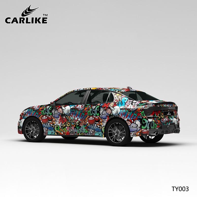 CARLIKE CL-TY003 Cartoon Explosion Painting High-precision Printing Customized Car Vinyl Wrap - CARLIKE WRAP