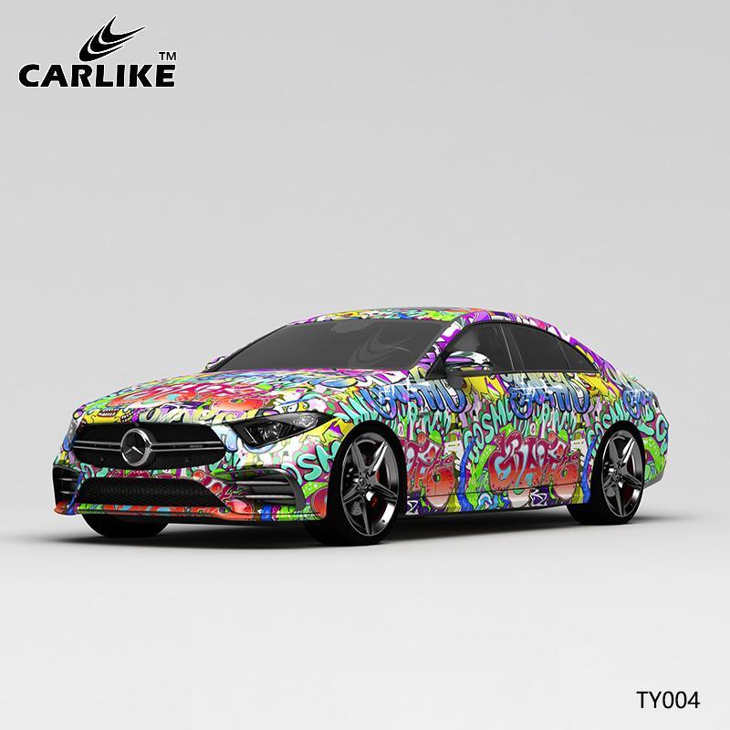 CARLIKE CL-TY004 Letter Painting High-precision Printing Customized Car Vinyl Wrap - CARLIKE WRAP