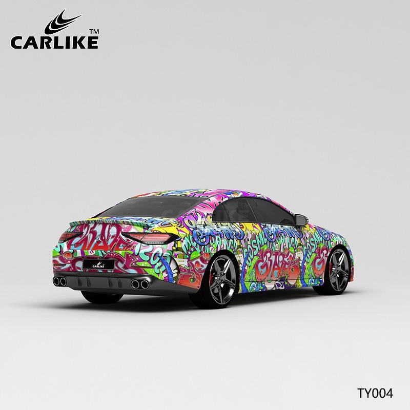 CARLIKE CL-TY004 Letter Painting High-precision Printing Customized Car Vinyl Wrap - CARLIKE WRAP