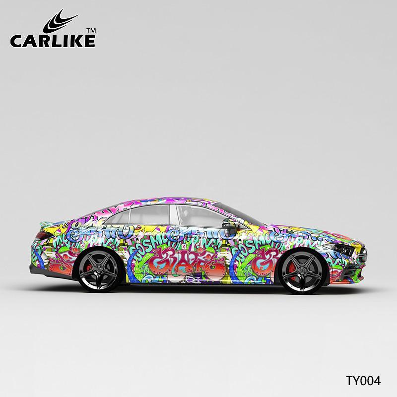 CARLIKE CL-TY004 Letter Painting High-precision Printing Customized Car Vinyl Wrap - CARLIKE WRAP