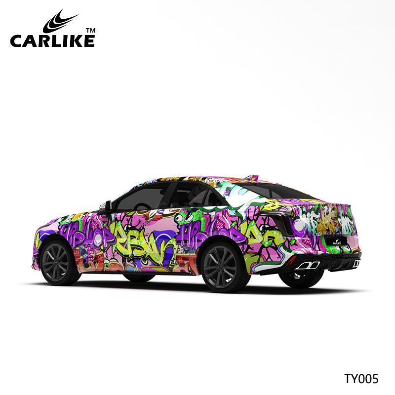 CARLIKE CL-TY005 Letter Painting High-precision Printing Customized Car Vinyl Wrap - CARLIKE WRAP