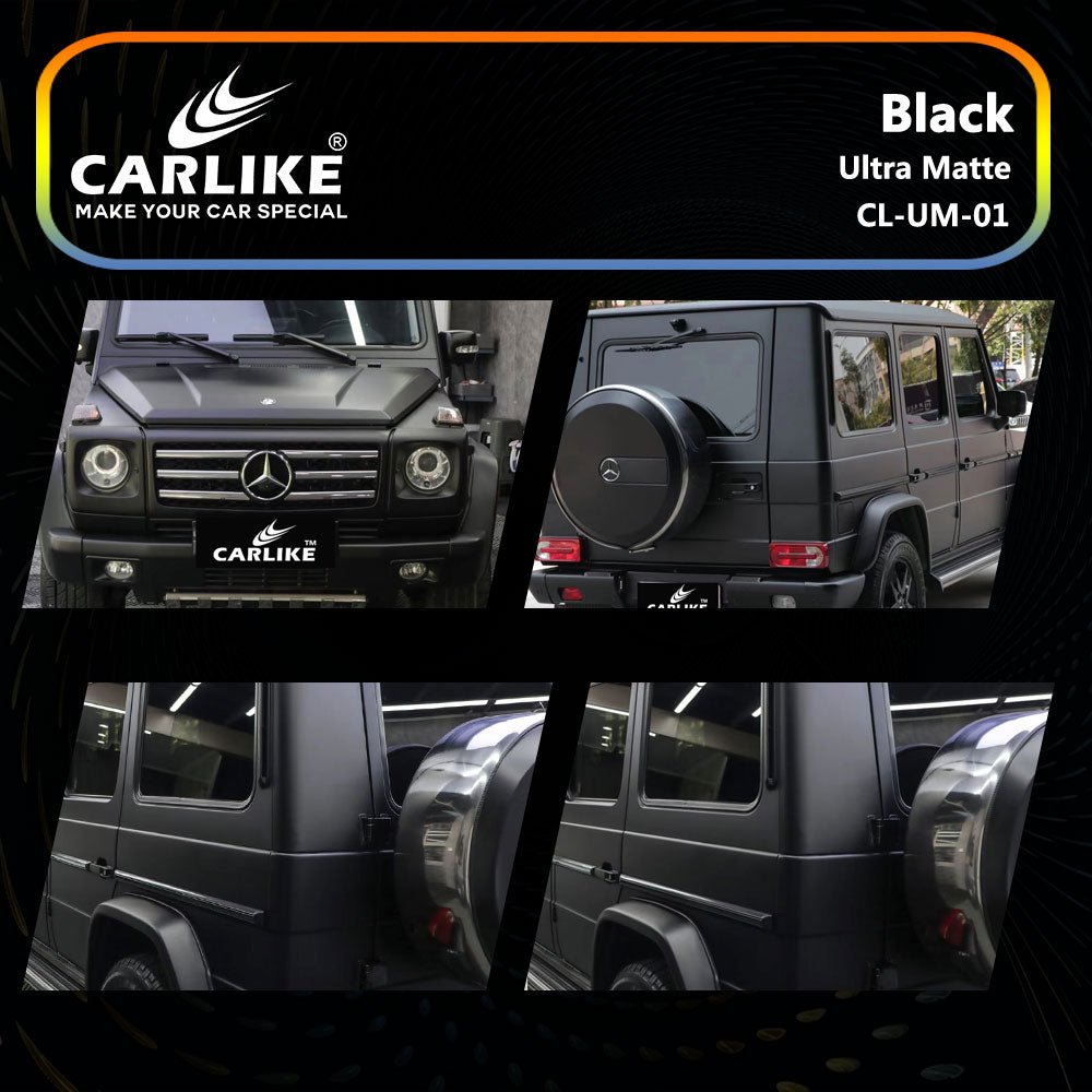 Película de vinilo negro metálico satinado ultra mate para suministro de  envoltura de automóviles – CARLIKE WRAP