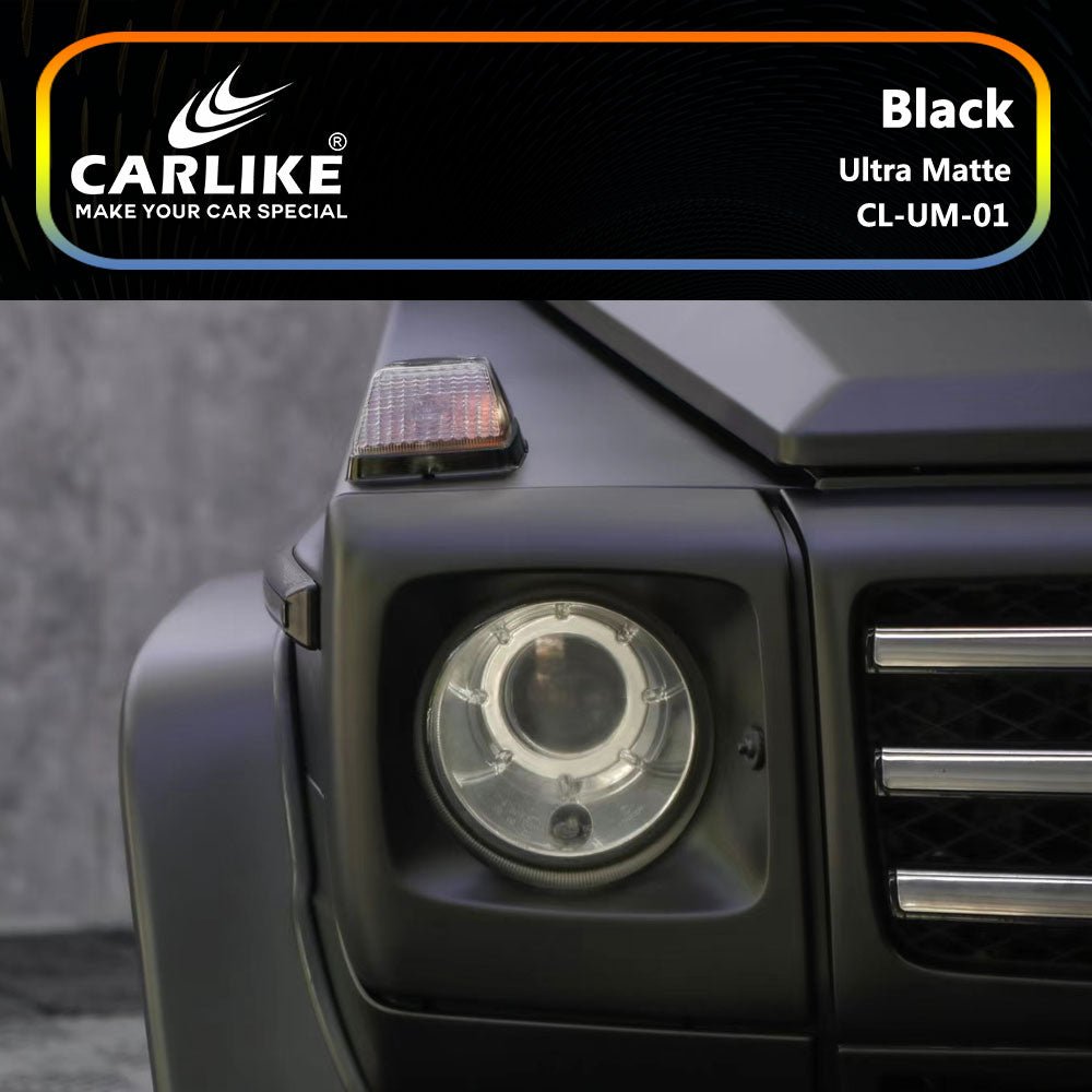 CARLIKE CL-UM-01 Ultra Matte Black Vinyl - CARLIKE WRAP