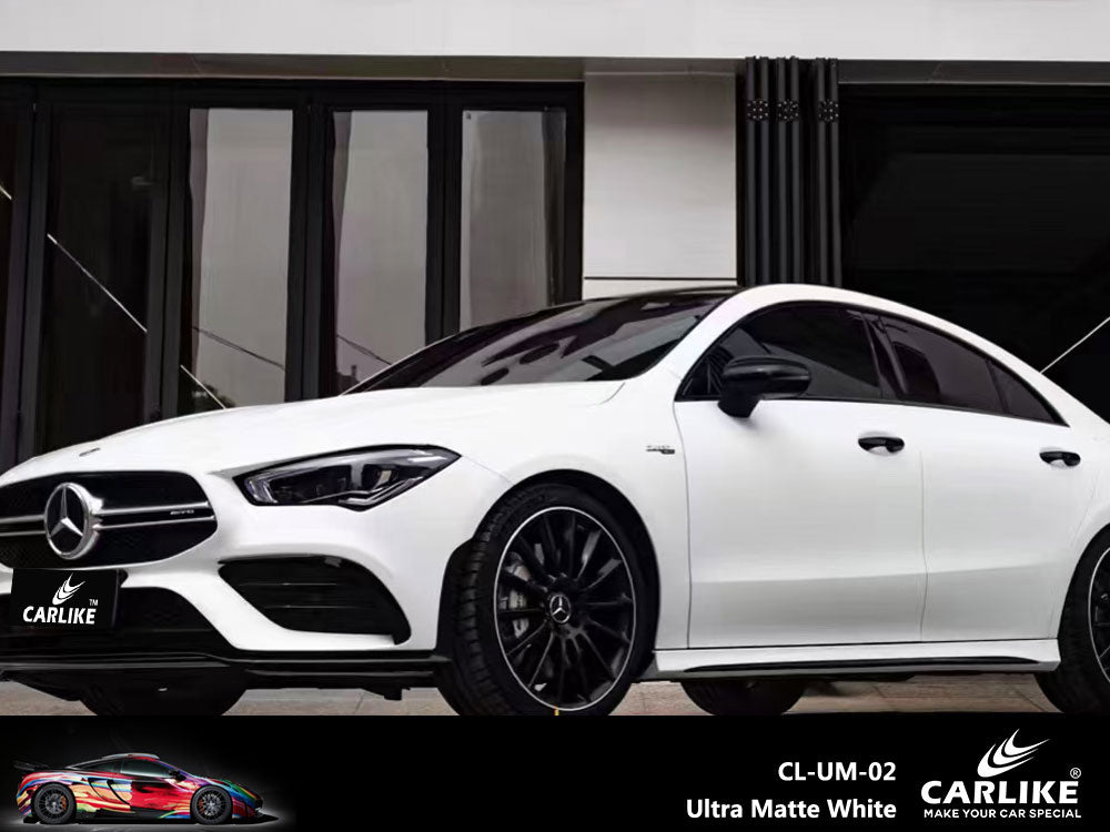 CARLIKE CL-UM-02 Ultra Matte White Vinyl - CARLIKE WRAP