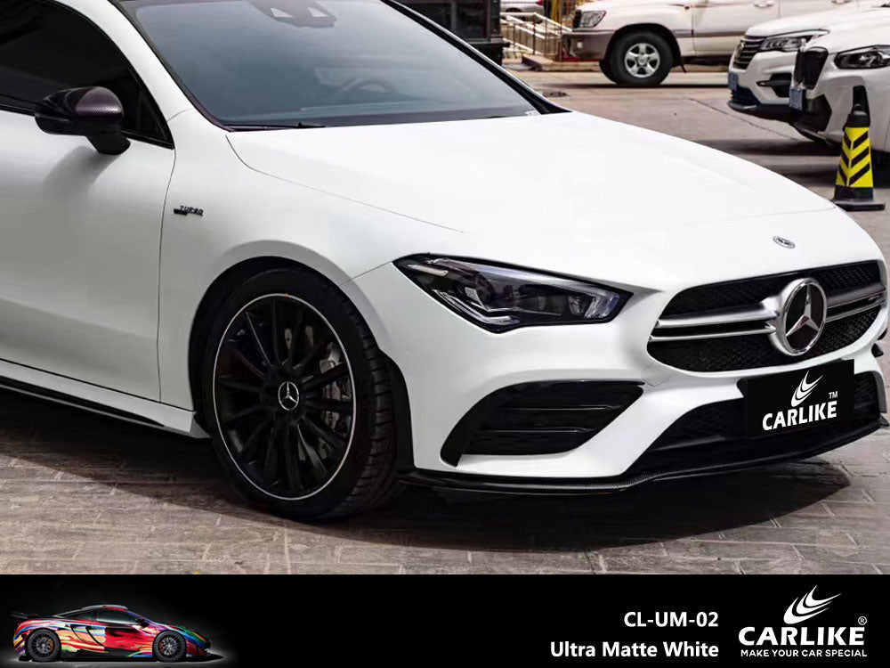 CARLIKE CL-UM-02 Ultra Matte White Vinyl - CARLIKE WRAP