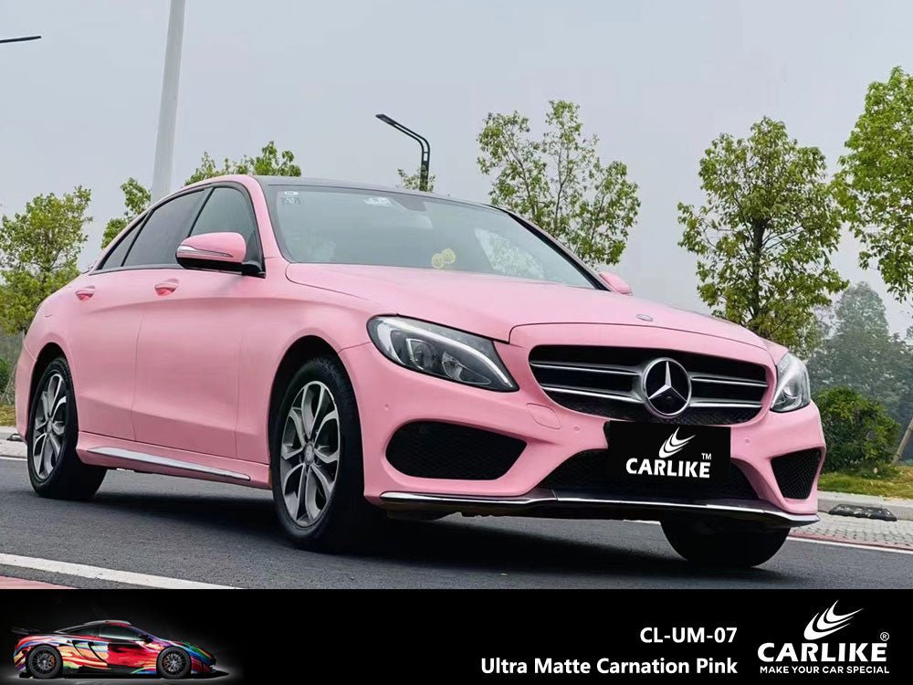 CARLIKE CL-UM-07 Ultra Matte Carnation Pink Vinyl - CARLIKE WRAP