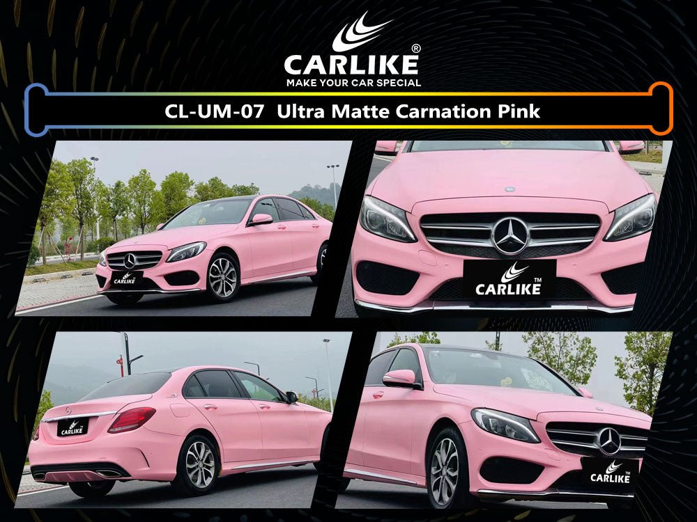 CARLIKE CL-UM-07 Ultra Matte Carnation Pink Vinyl - CARLIKE WRAP