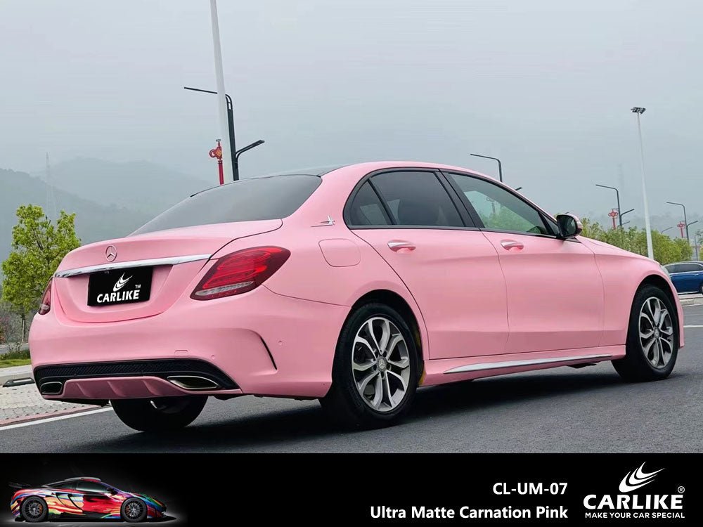CARLIKE CL-UM-07 Ultra Matte Carnation Pink Vinyl - CARLIKE WRAP