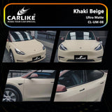 CARLIKE CL-UM-08 Ultra Matte Khaki Beige Vinyl - CARLIKE WRAP