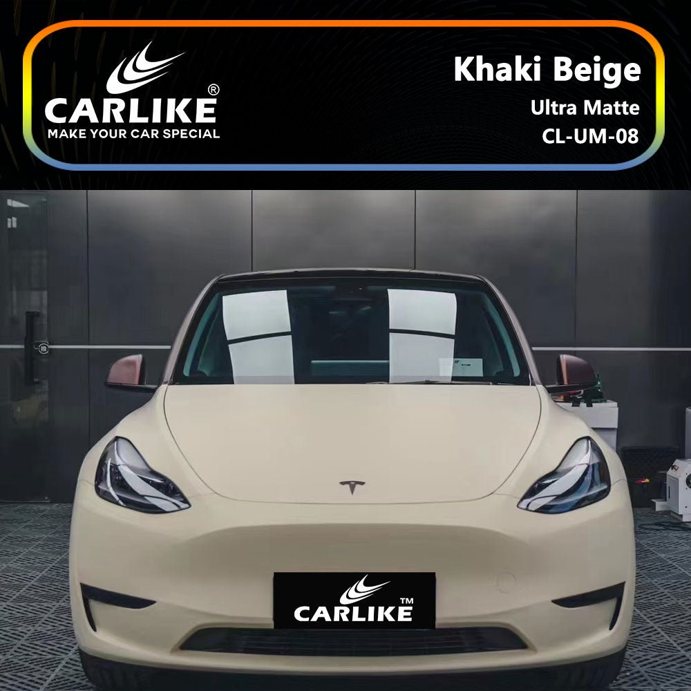 CARLIKE CL-UM-08 Ultra Matte Khaki Beige Vinyl - CARLIKE WRAP