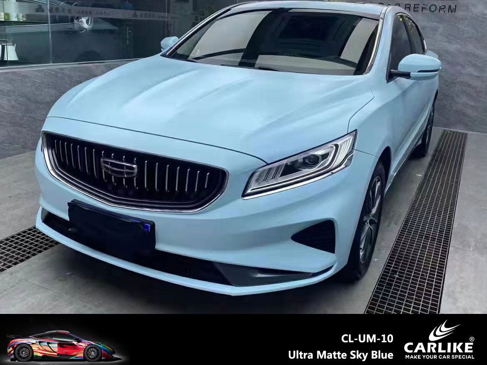 CARLIKE CL-UM-10 Ultra Matte Sky Blue Vinyl - CARLIKE WRAP