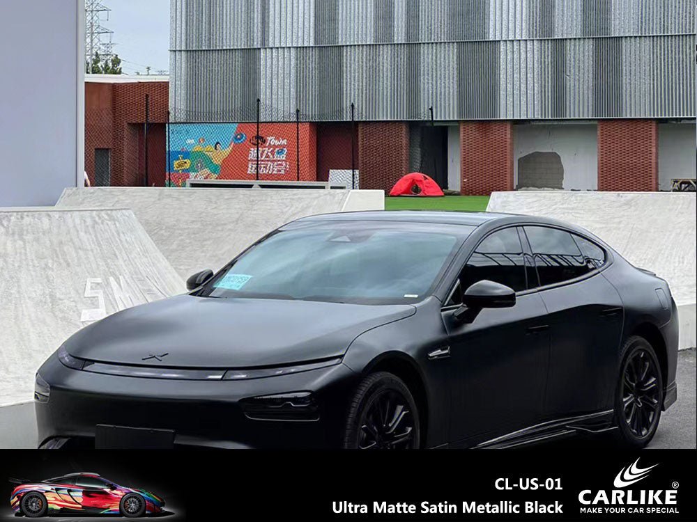 CARLIKE CL-US-01 Ultra Matte Satin Metallic Black Vinyl - CARLIKE WRAP