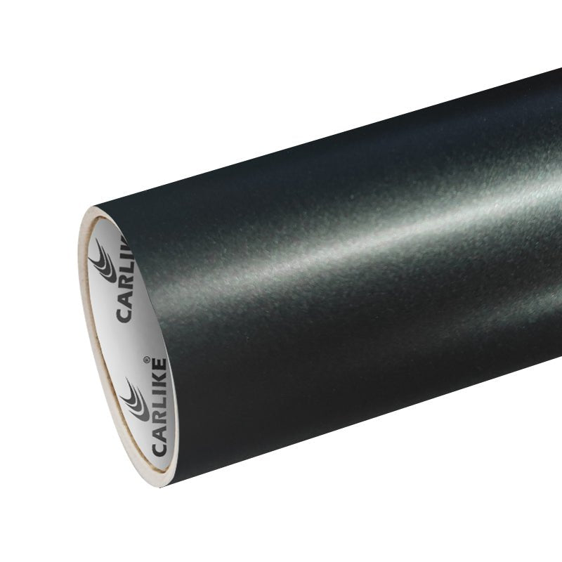 CARLIKE CL-US-08 Ultra Matte Satin Metallic Black Green Vinyl - CARLIKE WRAP