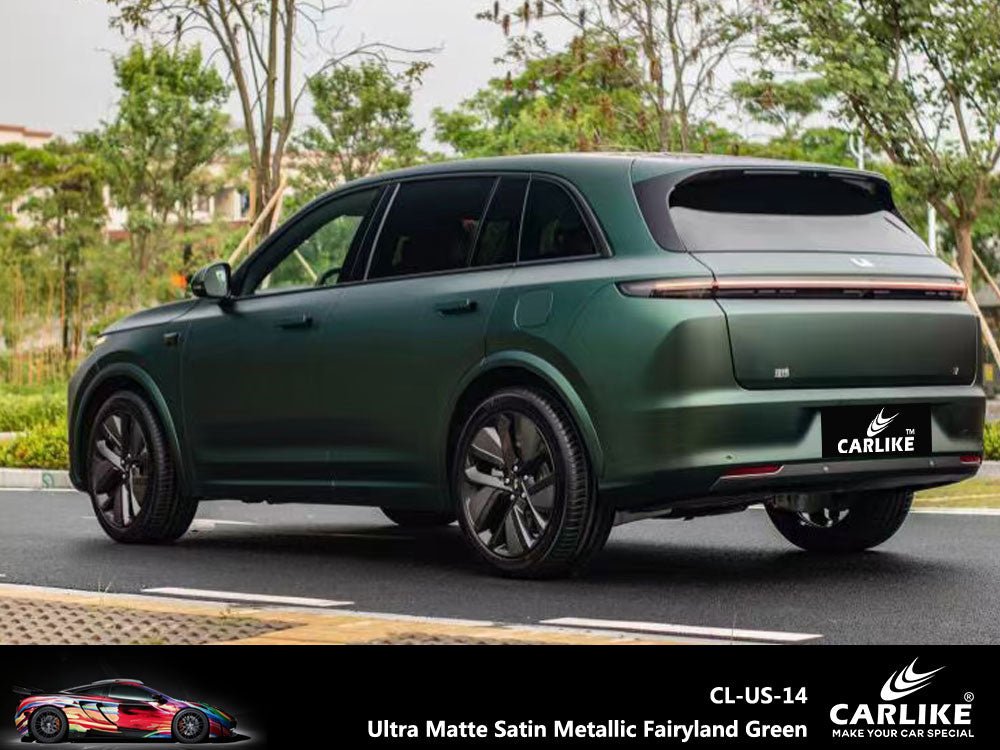 CARLIKE CL-US-14 Ultra Matte Satin Metallic Fairyland Green Vinyl - CARLIKE WRAP