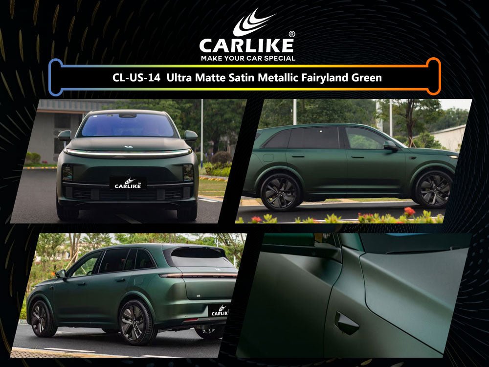 Ultra Matte Satin Metallic Dark Green Vinyl for Car Wrap – CARLIKE WRAP