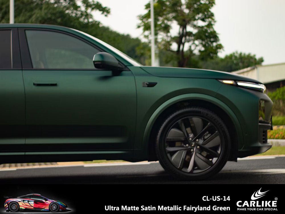 CARLIKE CL-US-14 Ultra Matte Satin Metallic Fairyland Green Vinyl - CARLIKE WRAP