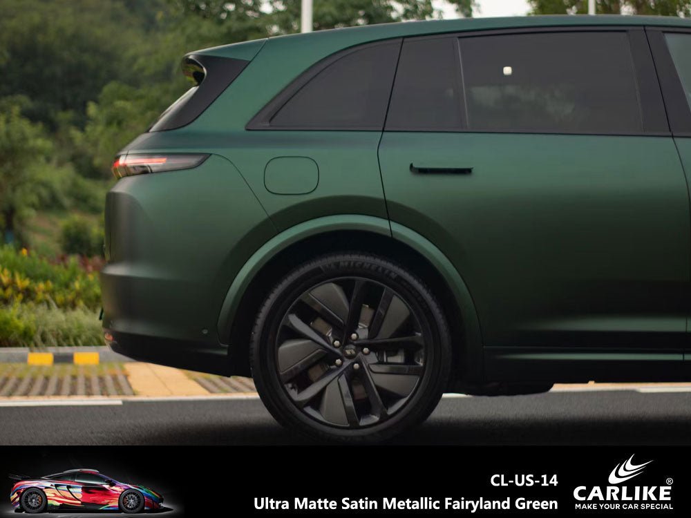 CARLIKE CL-US-14 Ultra Matte Satin Metallic Fairyland Green Vinyl - CARLIKE WRAP