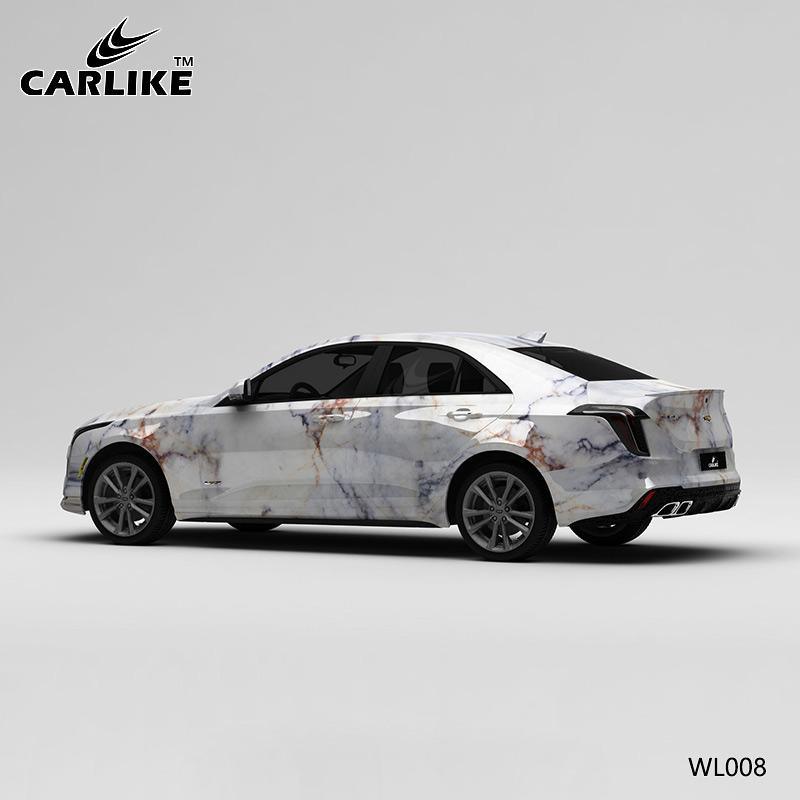 CARLIKE CL-WL008 Pattern Marbling High-precision Printing Customized Car Vinyl Wrap - CARLIKE WRAP