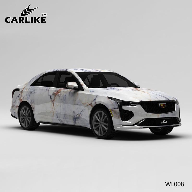 CARLIKE CL-WL008 Pattern Marbling High-precision Printing Customized Car Vinyl Wrap - CARLIKE WRAP