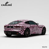 CARLIKE CL-WL010 Pattern Pink Leopard High-precision Printing Customized Car Vinyl Wrap - CARLIKE WRAP