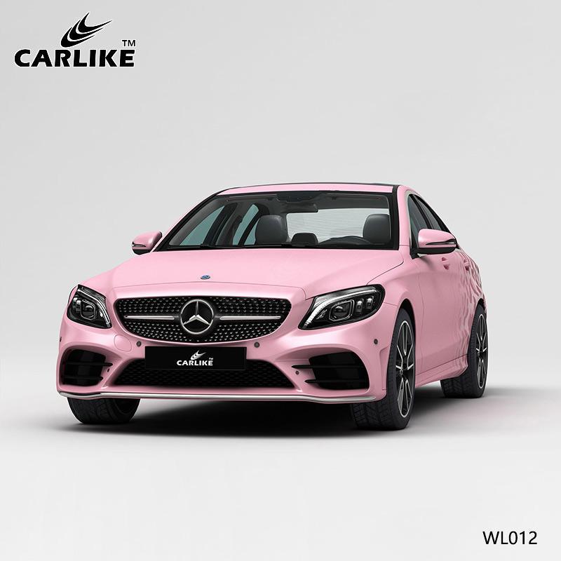 CARLIKE CL-WL012 Pattern Gradient Pink Leopard High-precision Printing Customized Car Vinyl Wrap - CARLIKE WRAP