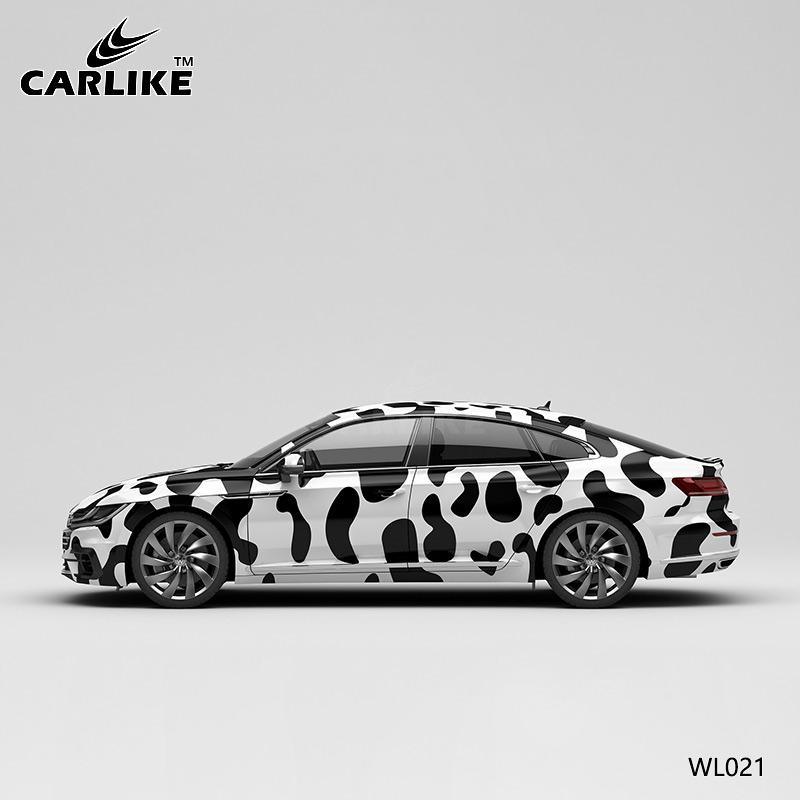 CARLIKE CL-WL021 Pattern Cow High-precision Printing Customized Car Vinyl Wrap - CARLIKE WRAP