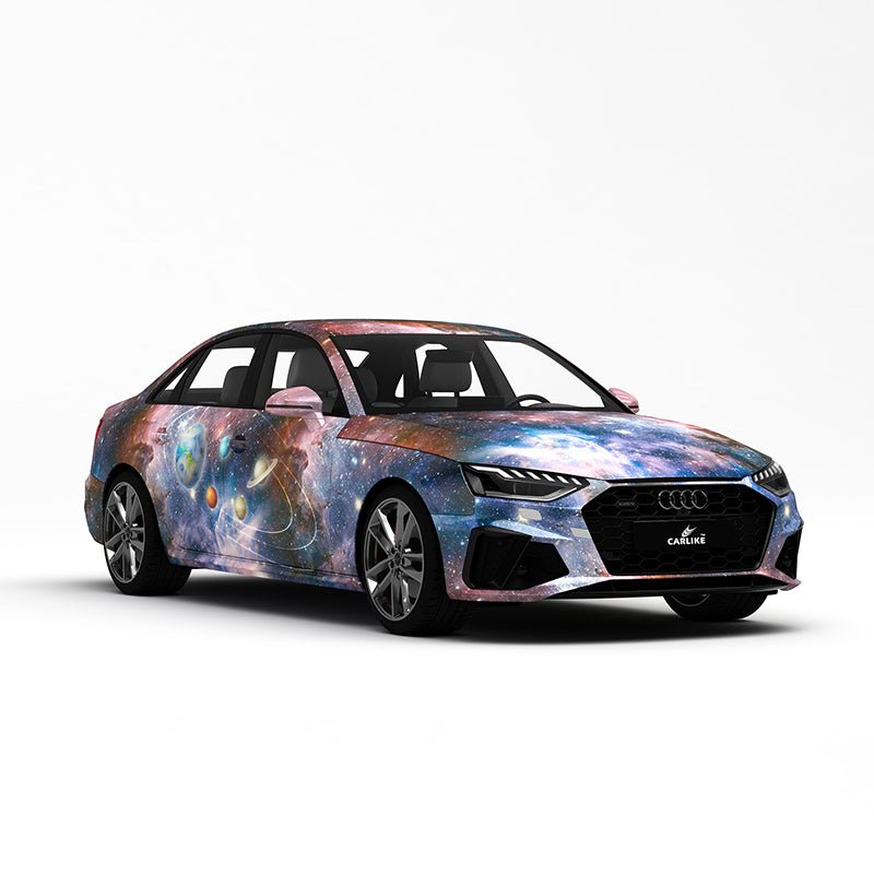 CARLIKE CL-XK001 Pattern Bright Starry Sky High-precision Printing Customized Car Vinyl Wrap - CARLIKE WRAP