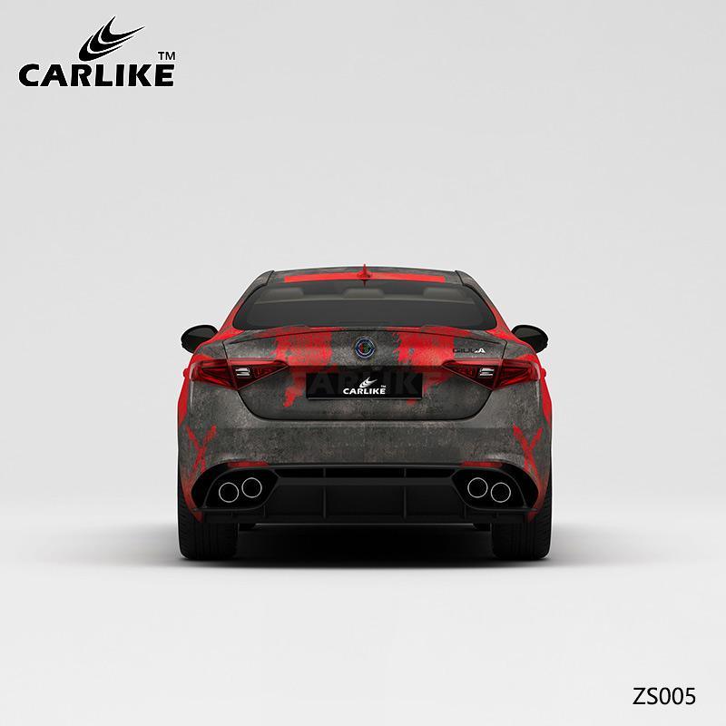 CARLIKE CL-ZS005 Pattern Resident Evil Red Alert High-precision Printing Customized Car Vinyl Wrap - CARLIKE WRAP