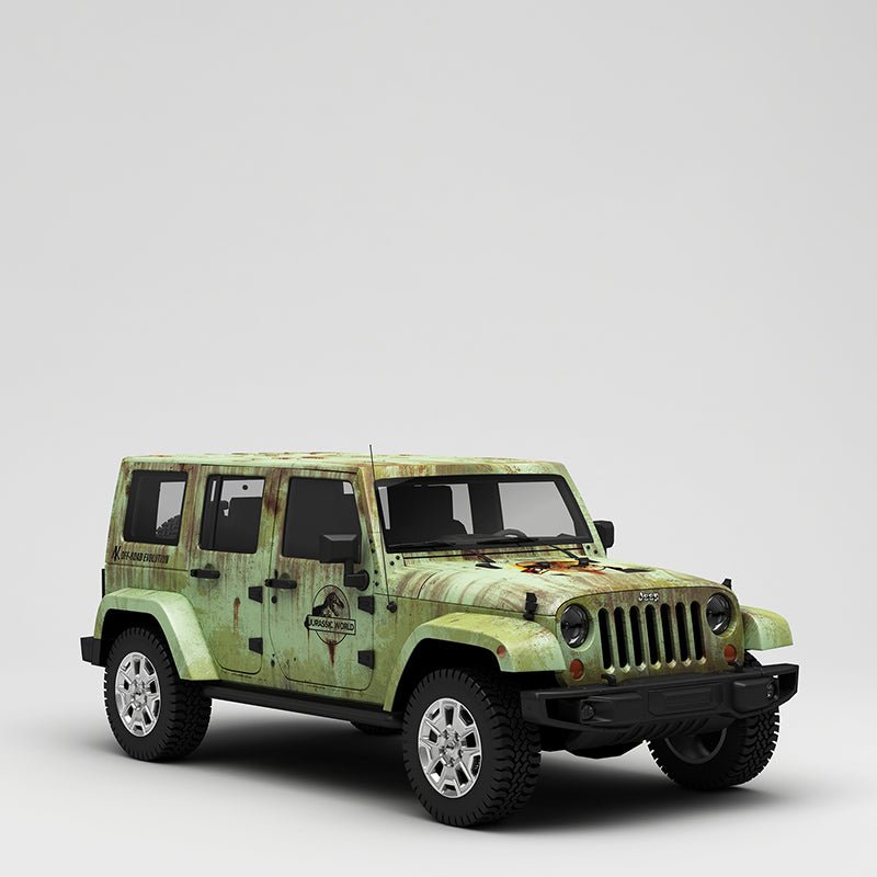 CARLIKE CL-ZS006 Pattern Rusty Jurassic High-precision Printing Customized Car Vinyl Wrap - CARLIKE WRAP