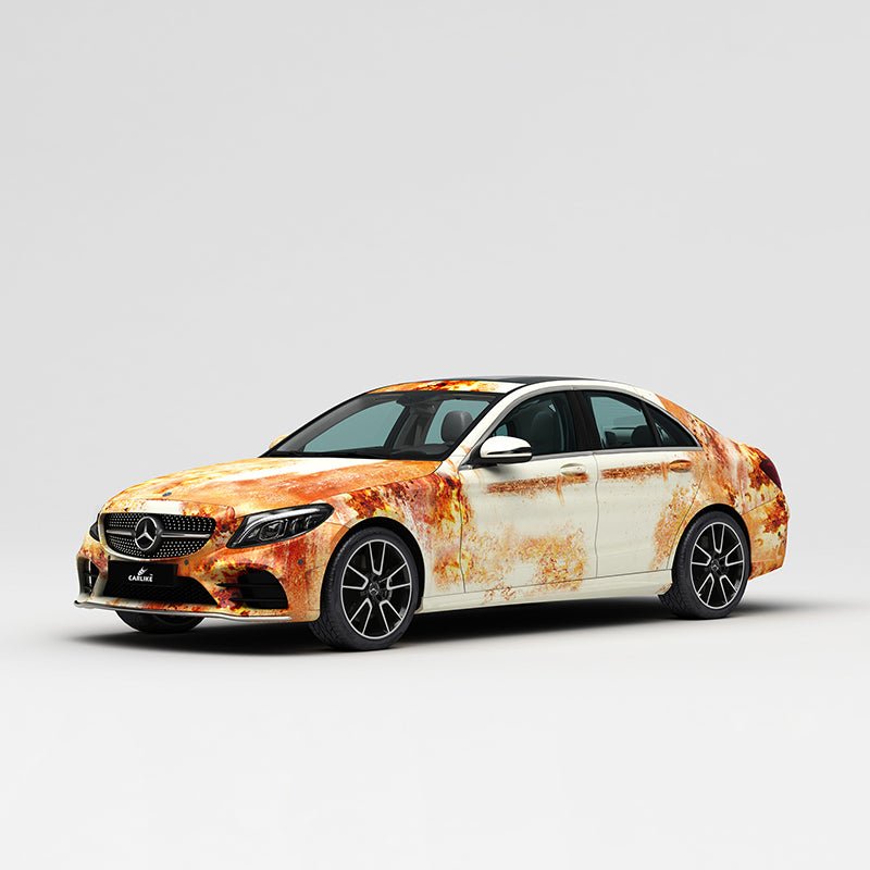 CARLIKE CL-ZS007 Rust Painting High-precision Printing Customized Car Vinyl Wrap - CARLIKE WRAP