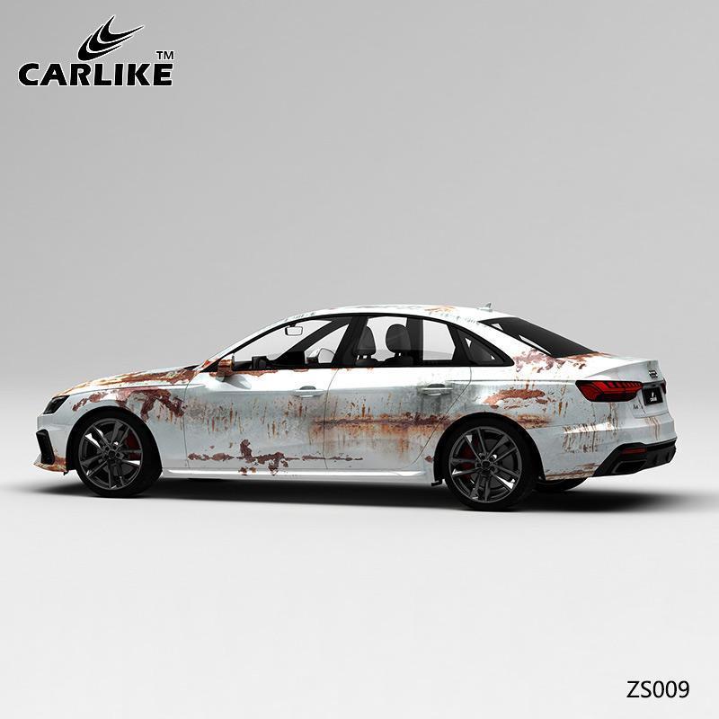 CARLIKE CL-ZS009 Pattern Old Rust High-precision Printing Customized Car Vinyl Wrap - CARLIKE WRAP