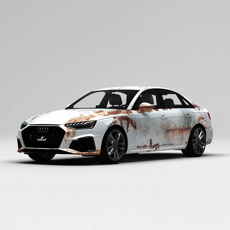 CARLIKE CL-ZS009 Pattern Old Rust High-precision Printing Customized Car Vinyl Wrap - CARLIKE WRAP
