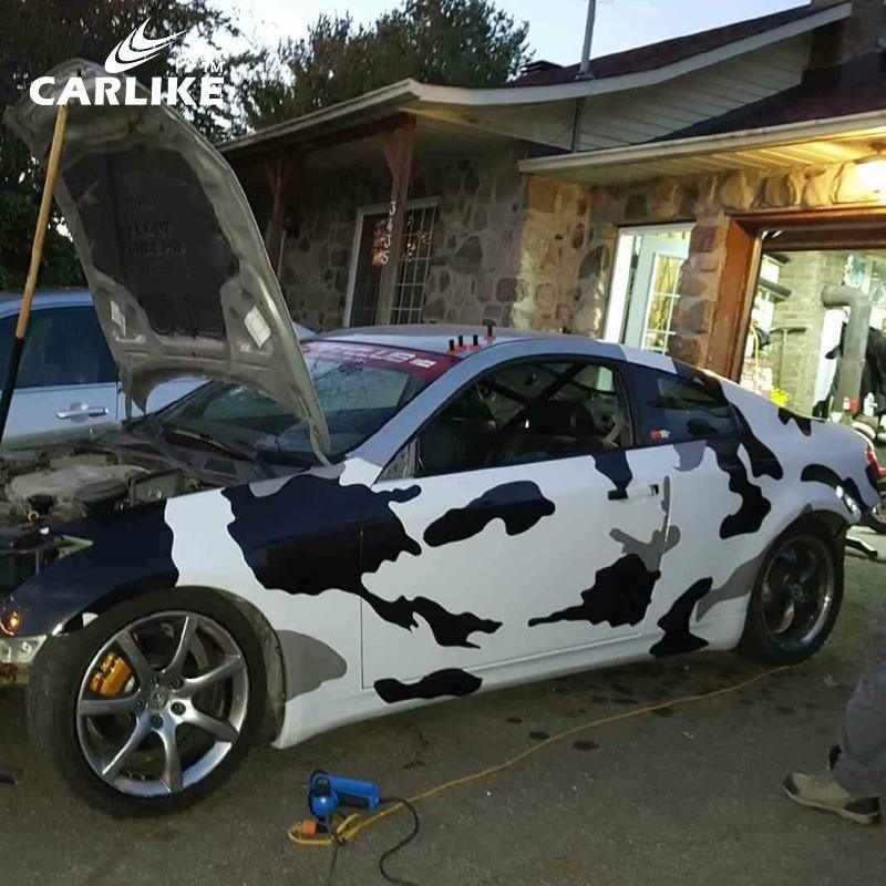CARLIKE MC00201 Printed Camouflage Vinyl Car Wrap - CARLIKE WRAP