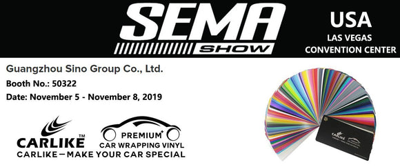 2019 EXHIBITION SHOW: CARLIKE WILL BE ATTEND 2019 SEMA SHOW IN USA LAS VEGAS - CARLIKE WRAP