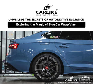 Vinilo Blue Car Wrap: revelando los secretos de la elegancia automotriz