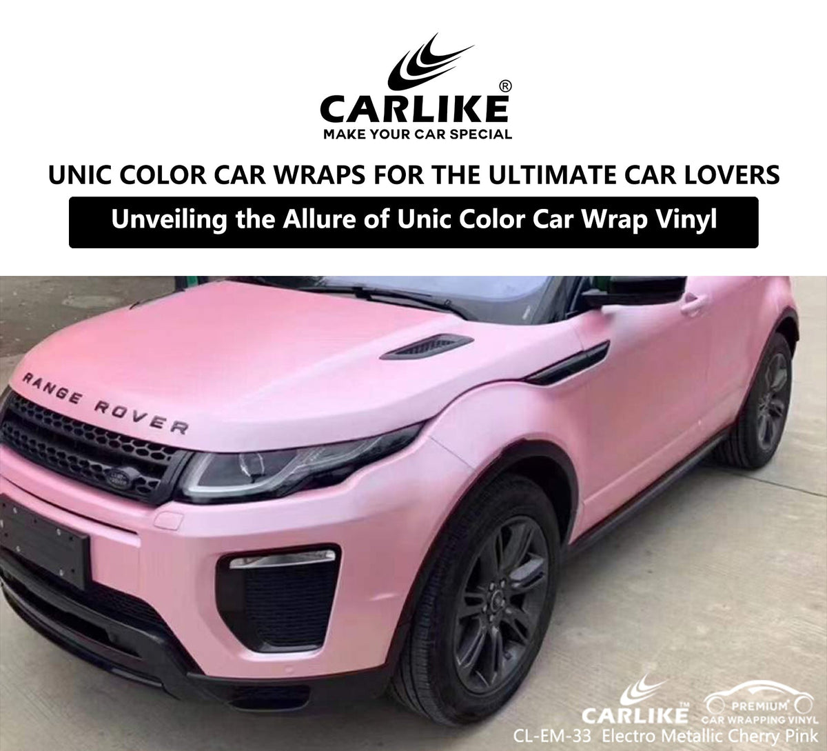 Beyond Ordinary: Unic Color Car Wraps for the Ultimate Car Lover