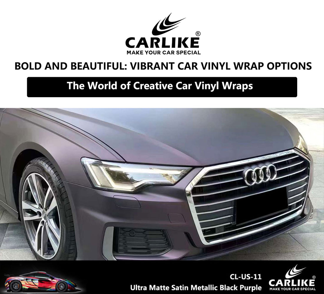 Bold and Beautiful: Vibrant Car Vinyl Wrap Options