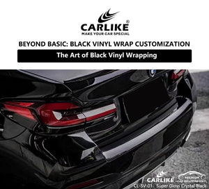 Beyond Basic: Black Vinyl Wrap Customization