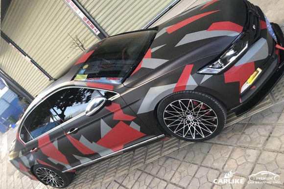 CAELIKE printed camouflage vinyl car wrap car Caloocan Philippines - CARLIKE WRAP